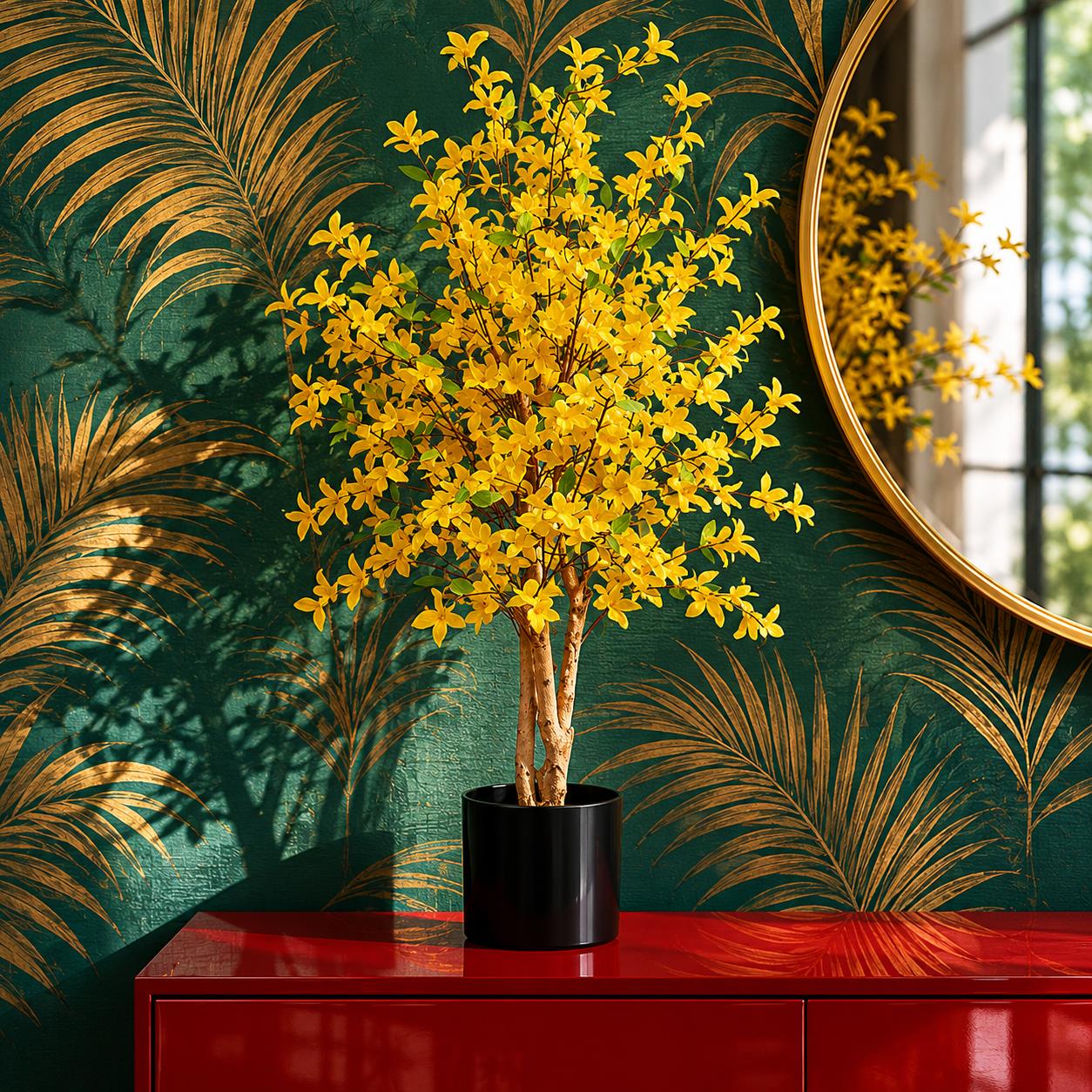 60cm Artificial Forsythia Tree - Premium Quality