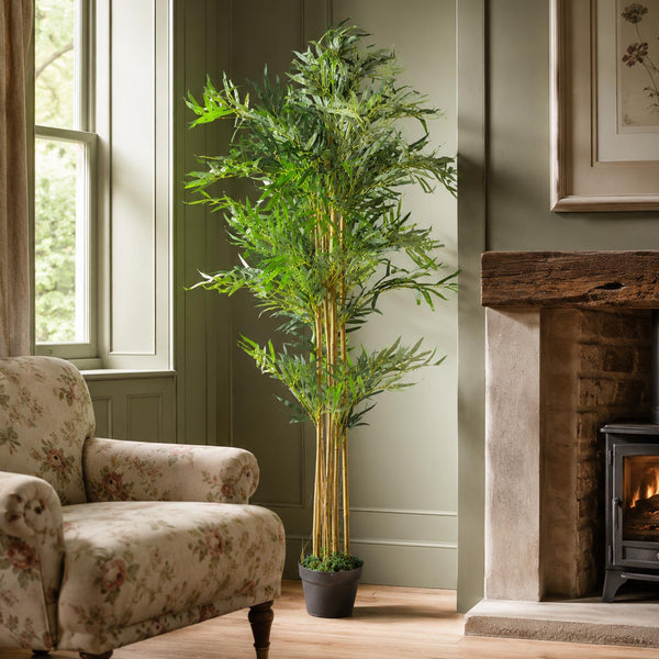 (5ft) Natural Look Artificial Bamboo Plants Trees - XL 150cm