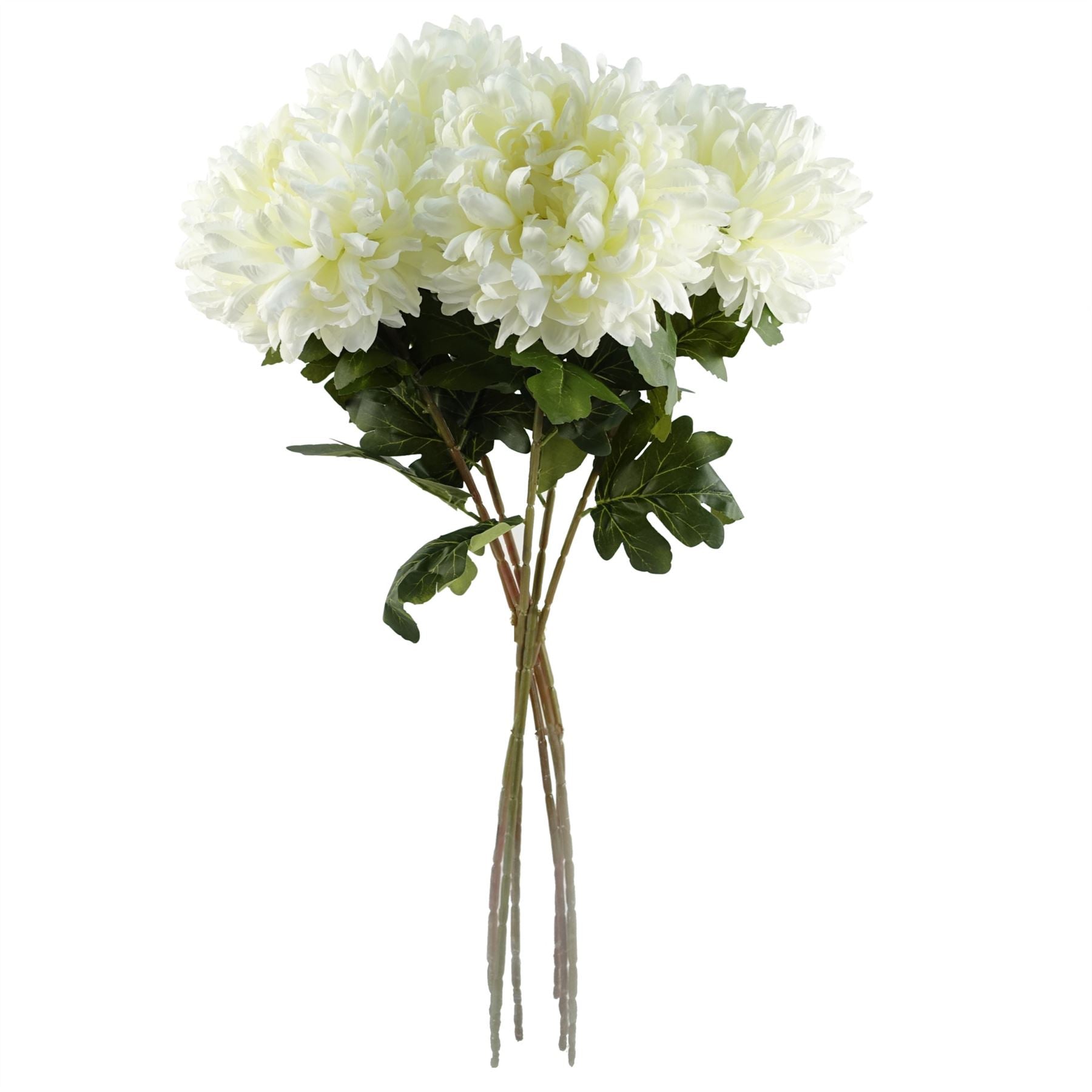 Artificial Flowers Extra Large Reflex Chrysanthemum - White 75cm