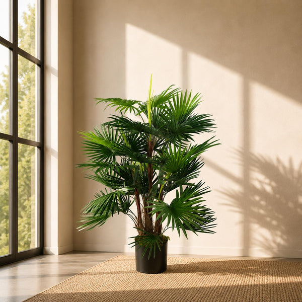 Fan Palm Artificial Tree 90cm - Realistic plant by Botanik