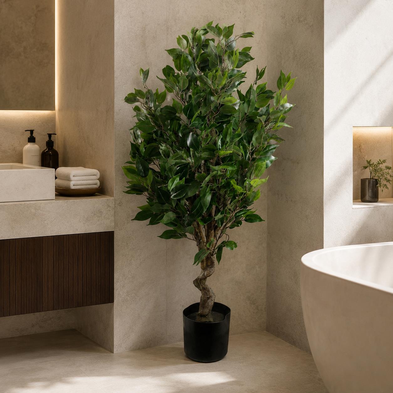 Artificial Ficus Tree Plant 110cm Trees Plants