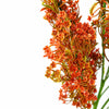 75cm Artificial Coral Berry Spray Bush Stem