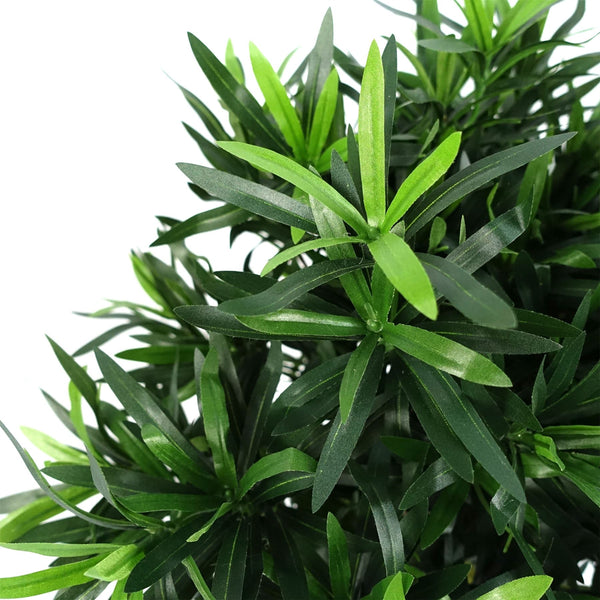 Leaf Design 40cm Podocarpus Bush Artificial Plant