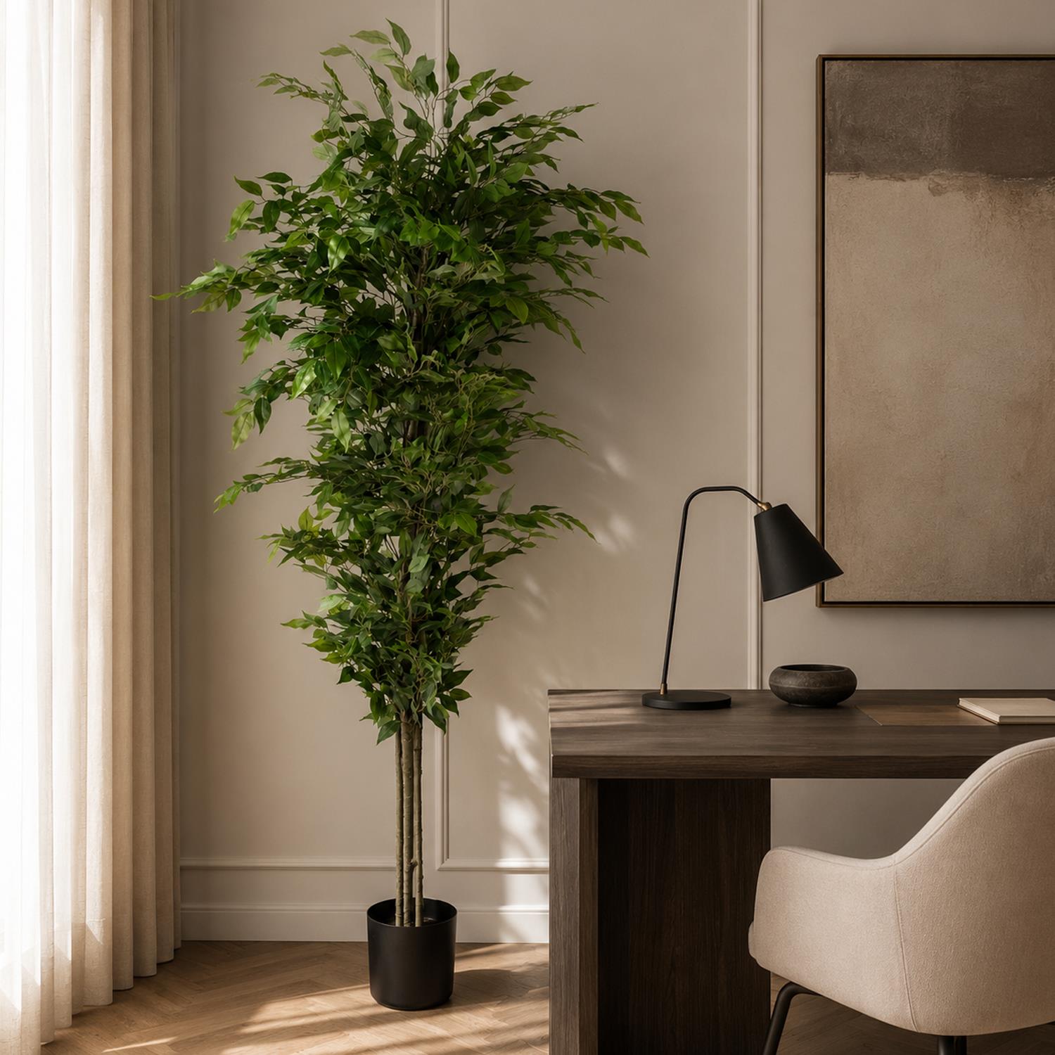 Artificial Ficus Tree Realistic - HUGE 180cm 6FT