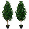 120cm (4ft) Artificial Topiary Bay Tree Pyramid Cone - Extra Large