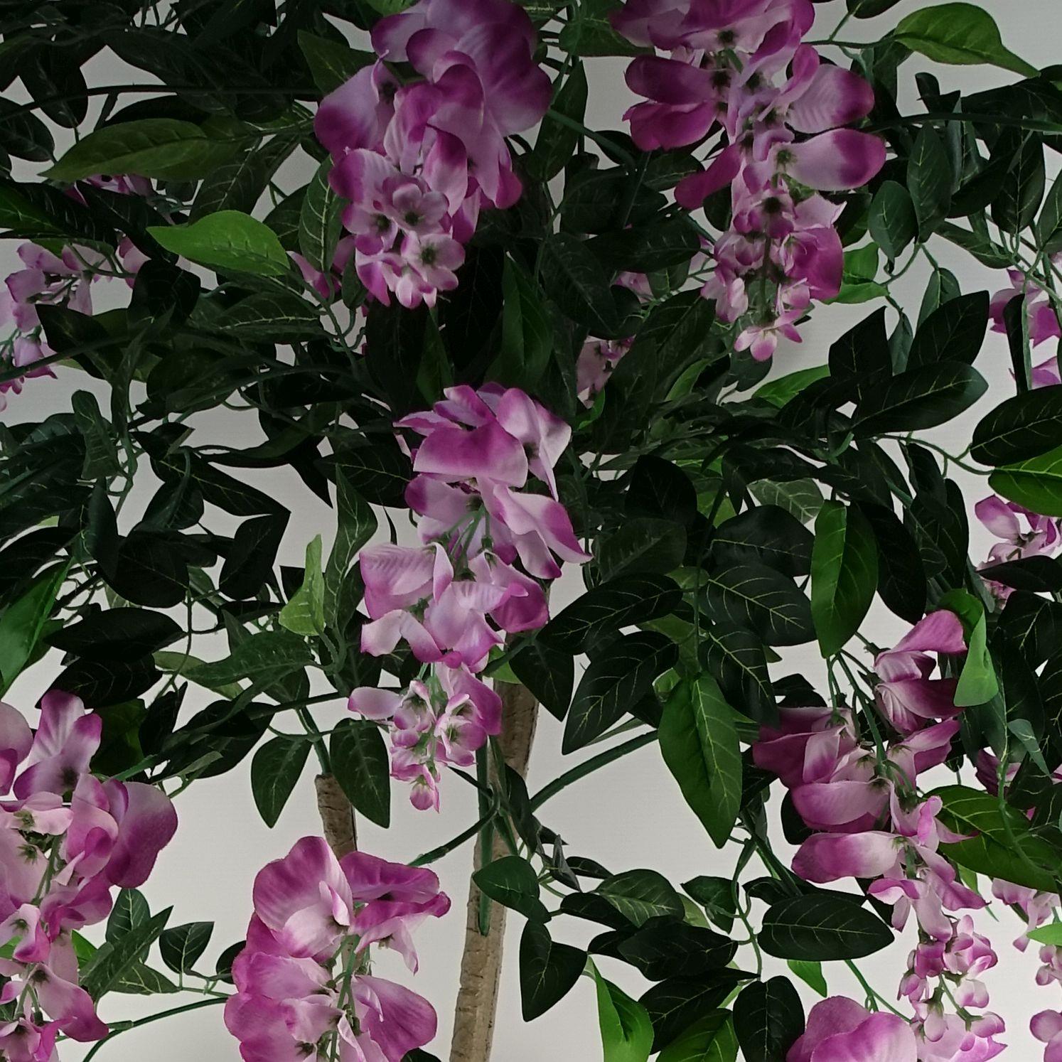 Artificial Pink Purple Wisteria Tree