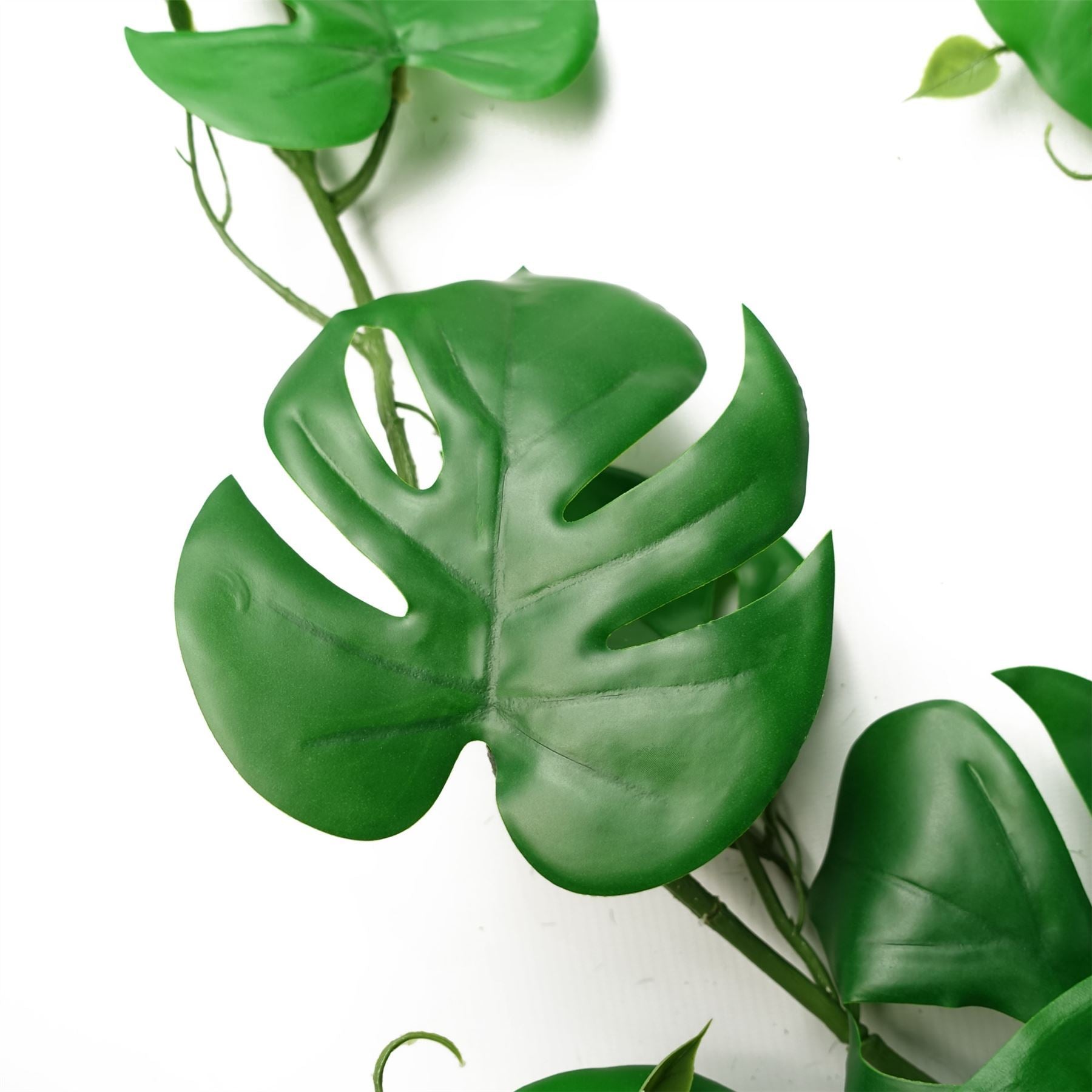 6 x 180cm Artificial Hanging Trailing Monstera Plant - Premium Quality