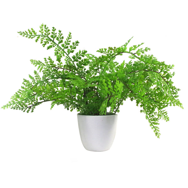 Artificial Fern Plant 30cm Forest Fern 30cm In Plant Pot