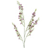 100cm Artificial Foliage with Small Flowers - Purple