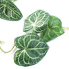 6 x 100cm Artificial Hanging Trailing Rounded Ivy Plant - Premium Quality
