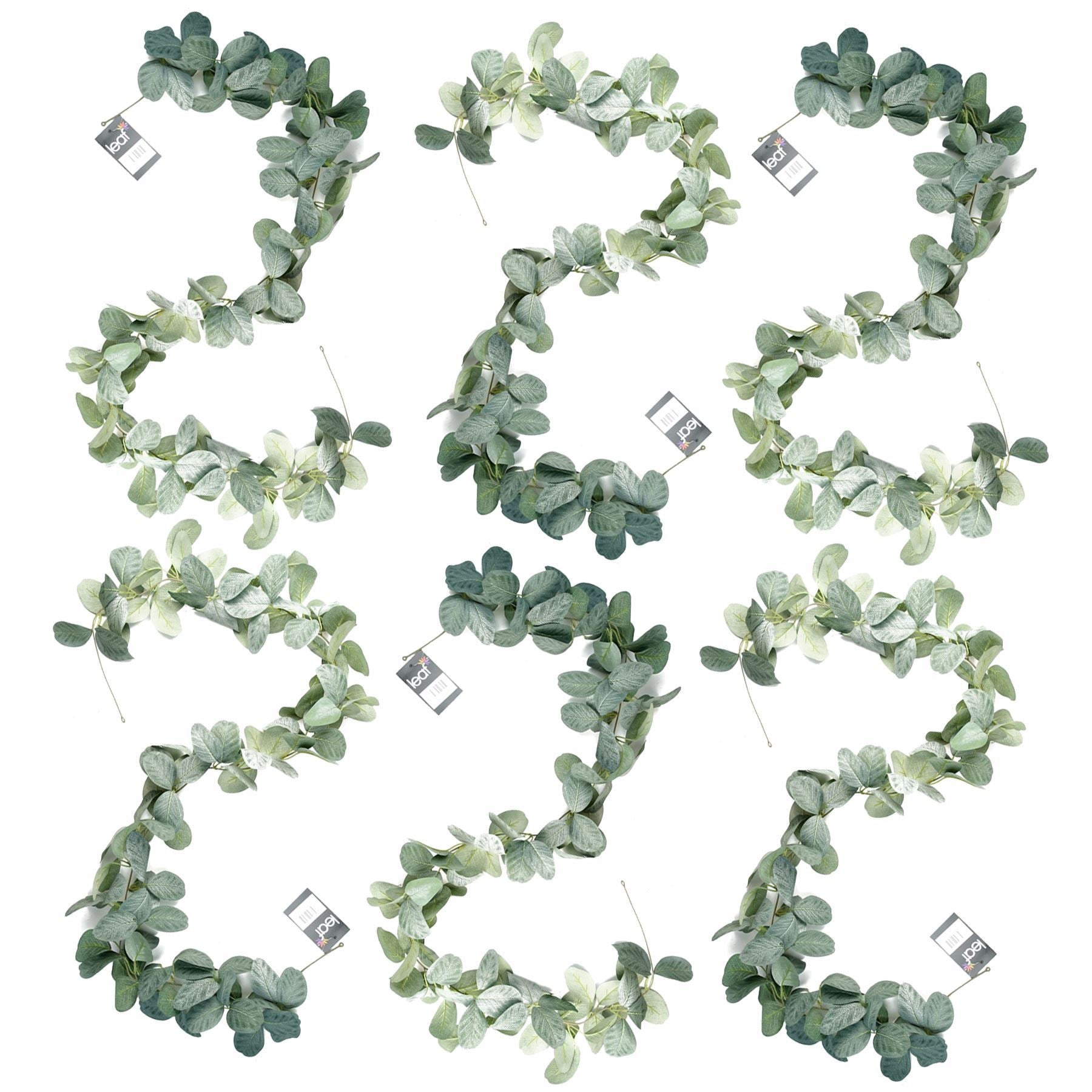 6 x 150cm Artificial Hanging Trailing Evergreen Plant - Premium Quality