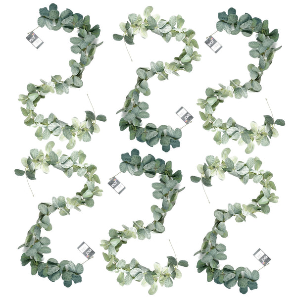 6 x 150cm Artificial Hanging Trailing Evergreen Plant - Premium Quality