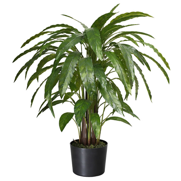 90cm Artificial Calathea Plant Dark Green - Premium Quality