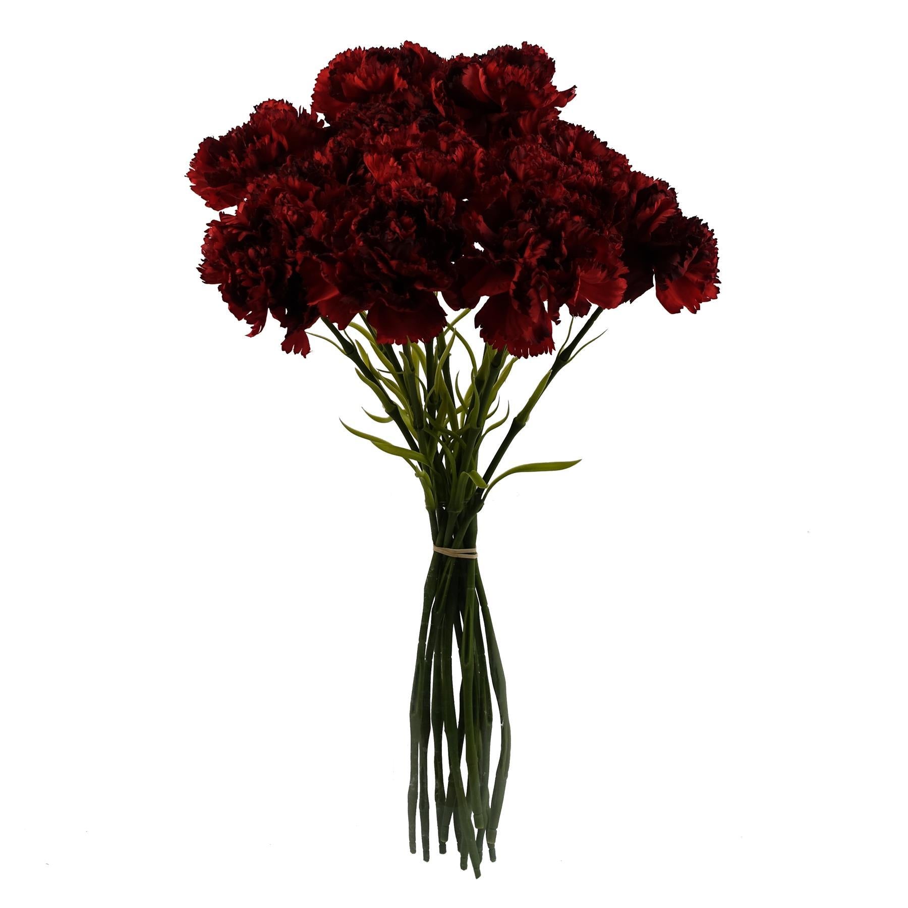 Pack of 6 x 57cm Red Carnation Artificial Flowers