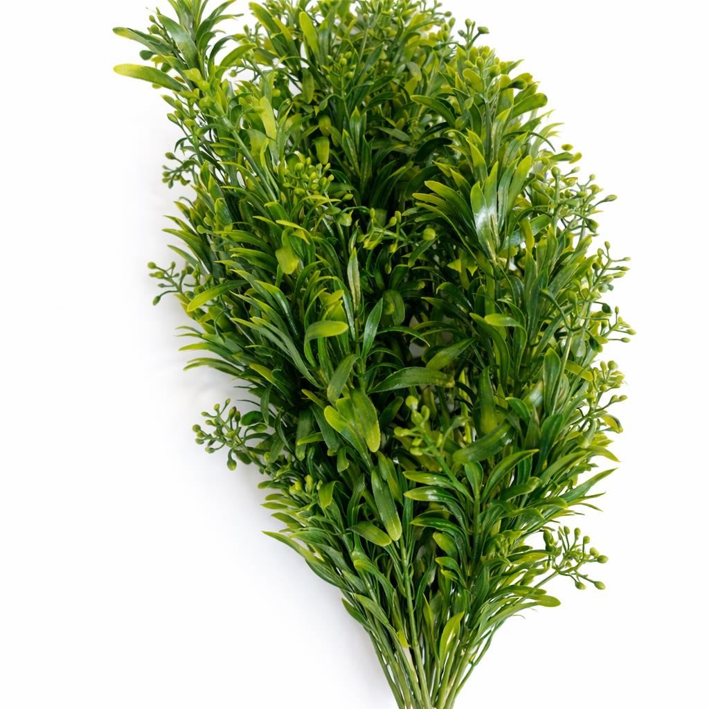 Pack of 6 x 75cm Artificial Rosemary Style Foliage Bush Stem
