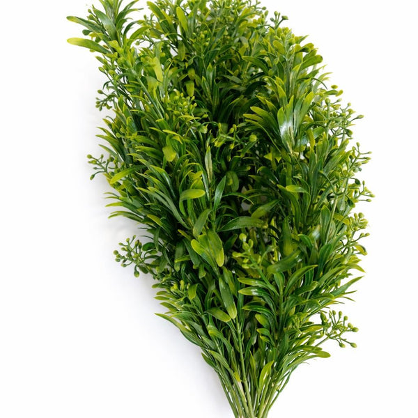 Pack of 6 x 75cm Artificial Rosemary Style Foliage Bush Stem