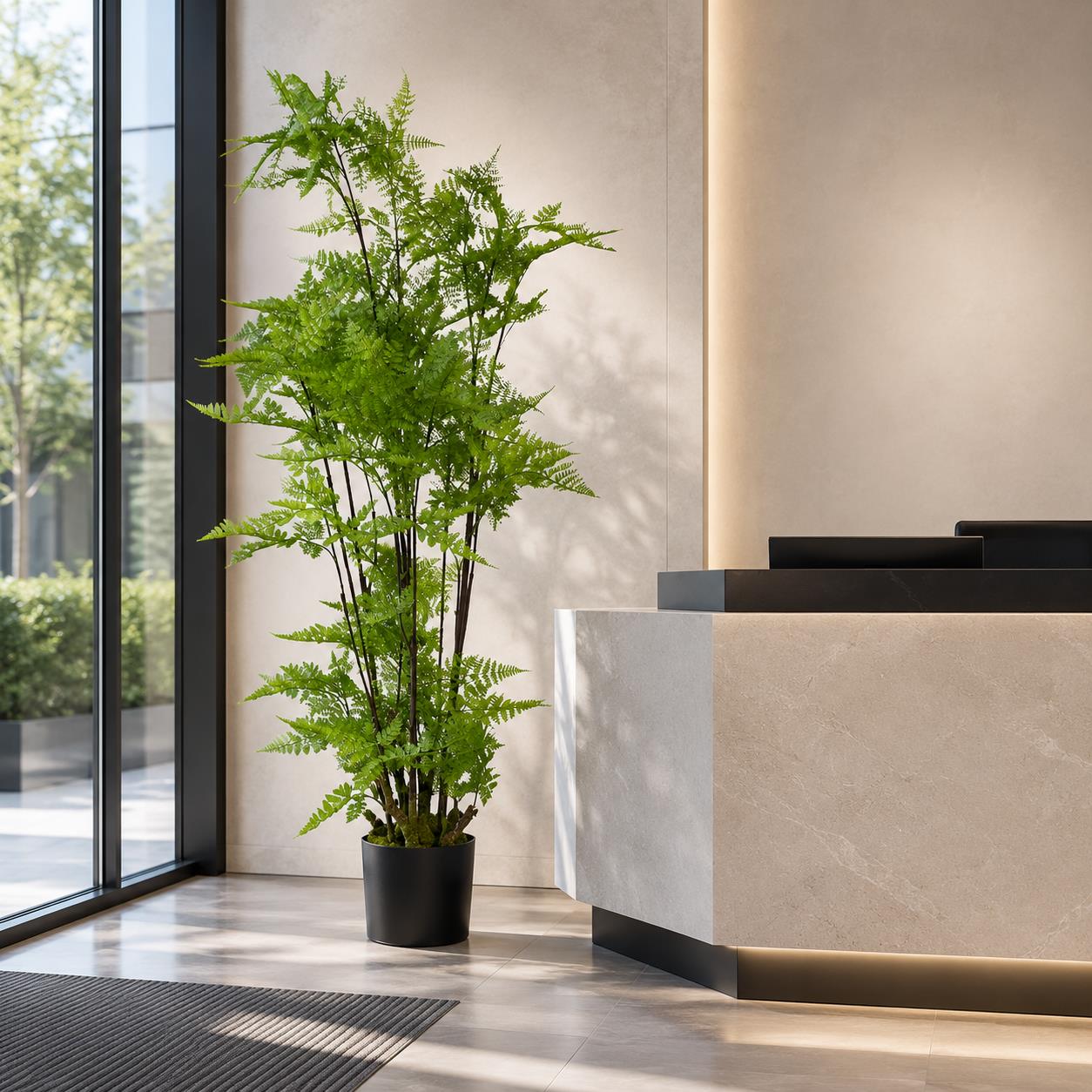 Artificial Fern Plant Tree 150cm Fern Display