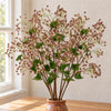 Pack of 6 x 86cm Artificial Dusky Pink Daphne Berry Sprays
