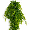 75cm Artificial Trailing Fern Bush Hanging Faux Greenery Plant