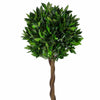 Artificial 120cm Leaf Design UK Realistic Bay Laurel Topiary Ball Tree