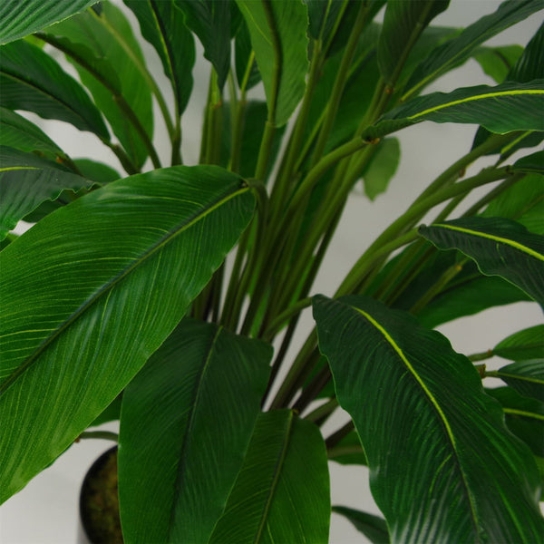 Artificial Plant Bush Calathea Big Plants 60cm 2ft