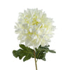 Pack of 6 x Artificial Flowers Extra Large Reflex Chrysanthemum - White 75cm