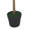 90cm Leaf Design UK Pair of Artificial Bay Topiary Ball Trees