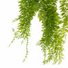 100cm Artificial Trailing Green Leaf Hanging Fern Plant with Wired Top Stems