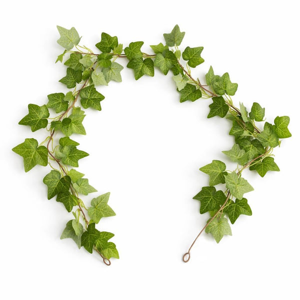 Pack of 6 x 160cm Artificial Ivy Garland Trailing Hanging Plant Faux Foliage - Green - Premium Quality