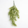 80cm Italian Ruscus Hanging Plant with Realistic Foliage - Light Green
