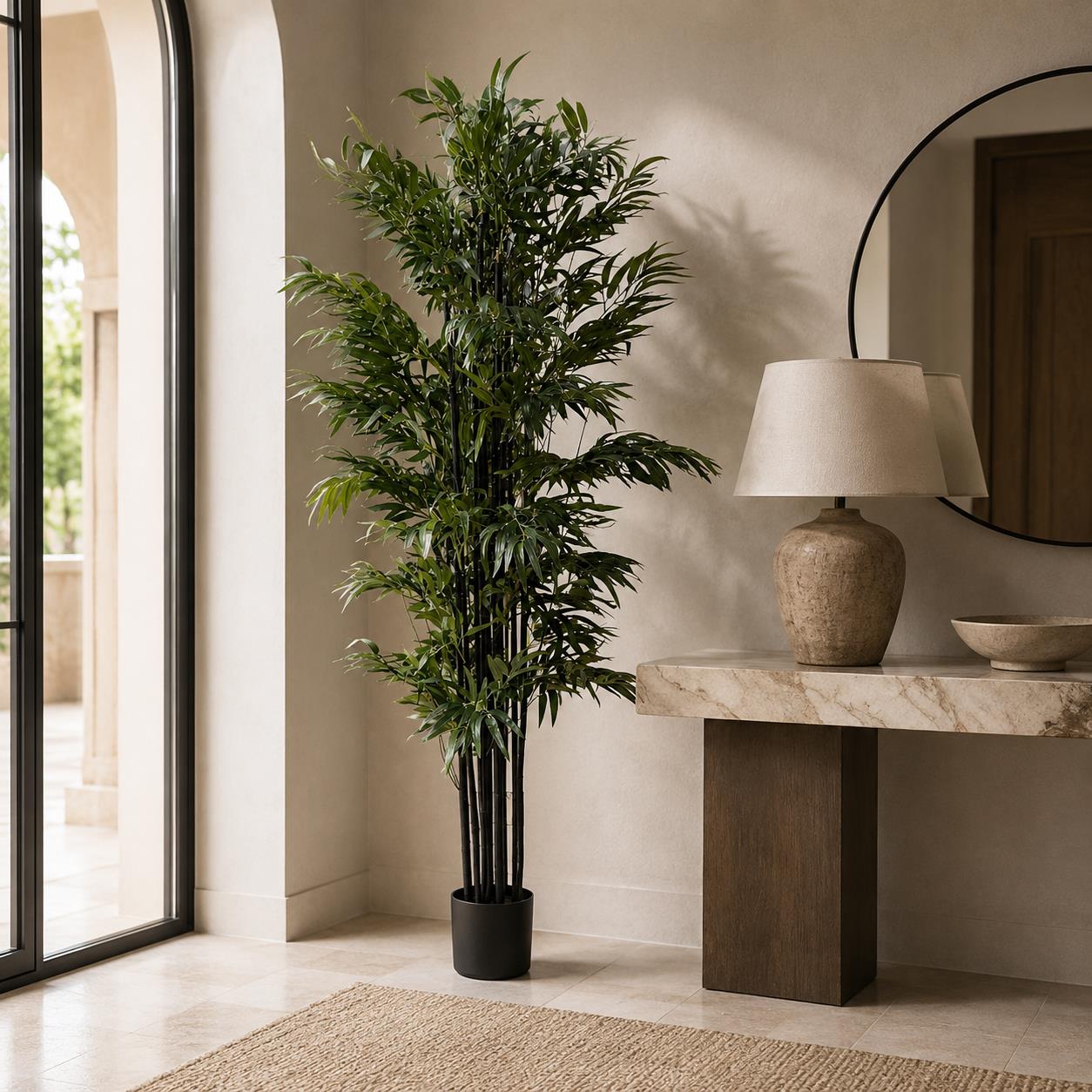 200cm Fire Retardant Natural Bamboo Tree - Premium Quality
