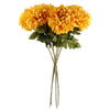 Pack of 6 x 75cm Extra Large Reflex Chrysanthemum - Gold - Premium Quality
