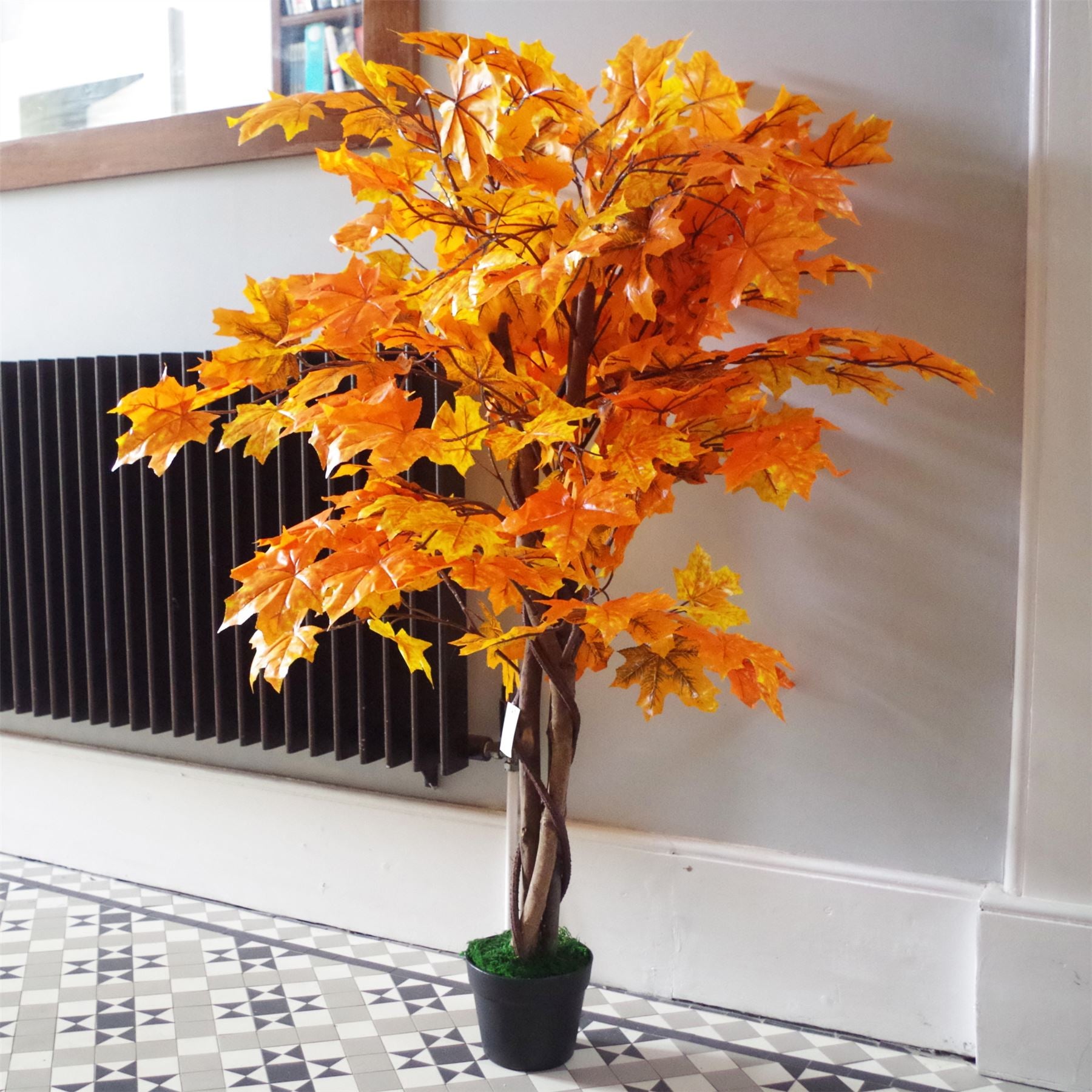 Artificial Tree Large Orange Maple Autumn 125cm. Botanik