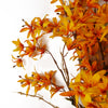 6x 130cm Yellow Blossom Floral Spray Artificial - Premium Quality