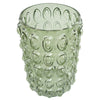 Glass Vase Green Retro Bubble Vase 30cm