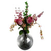 Pack of 6 x 110cm Natural Pink Trailing Cherry Blossom Stem Artificial - Premium Quality