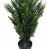120cm Pair of Artificial Cedar Cypress Topiary UV Resistant - Premium Quality