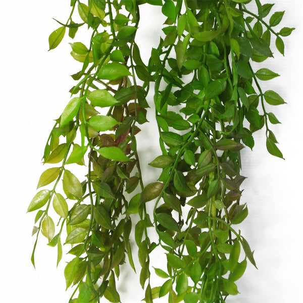 Artificial Hanging Fern Plant 100cm Pearls Fern Plant Pack x 6