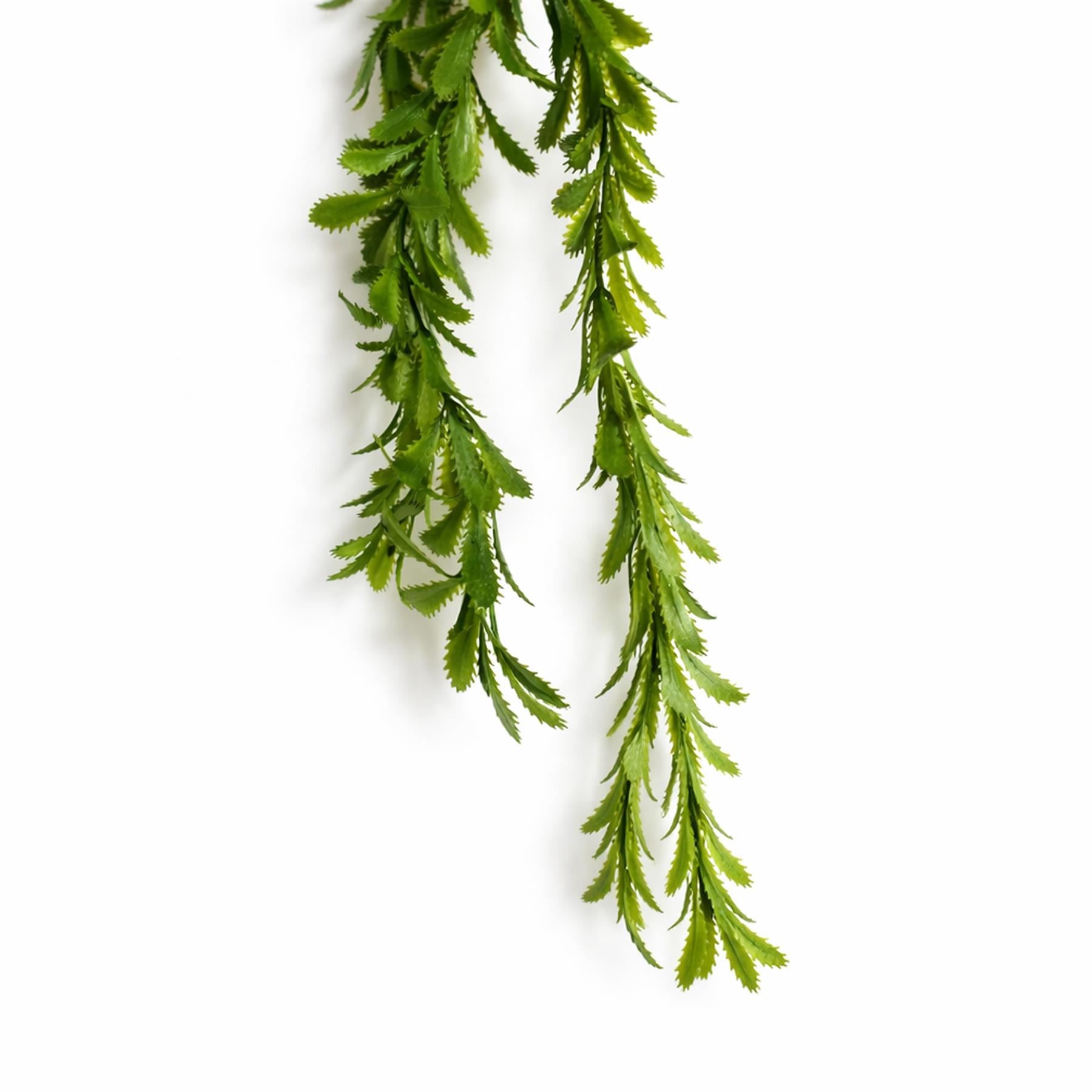 80cm Artificial Trailing Fern Style Hanging Plant Faux Greenery Vine - Premium Quality