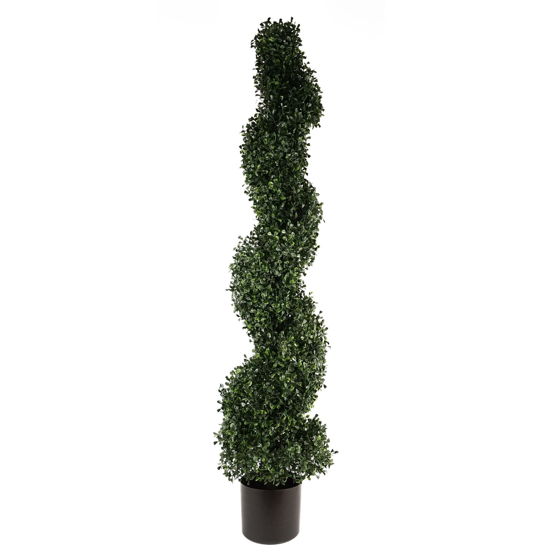 Artificial Topiary Boxwood Tree Spiral Topiary - UV PROTECTED Botanik