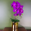 Artificial Orchid Large Purple Gold 52cm Botanik