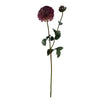 Leaf 90cm Pink Artificial Peony Dahlia Glass Vase