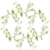 6 x 125cm Artificial Hanging Trailing Fern Plant - Premium Quality