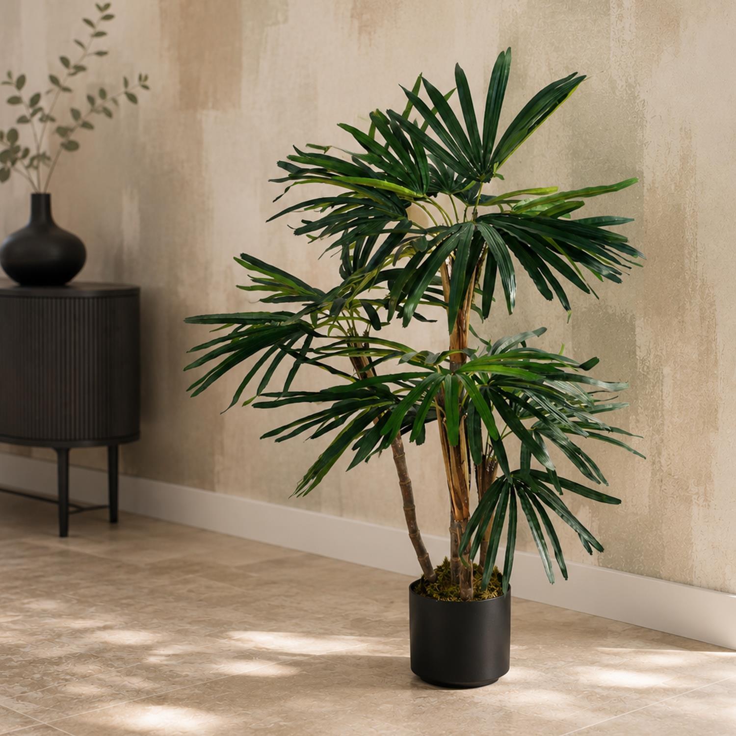 Raphis Palm Artificial Tree 100cm - Realistic plant by Botanik