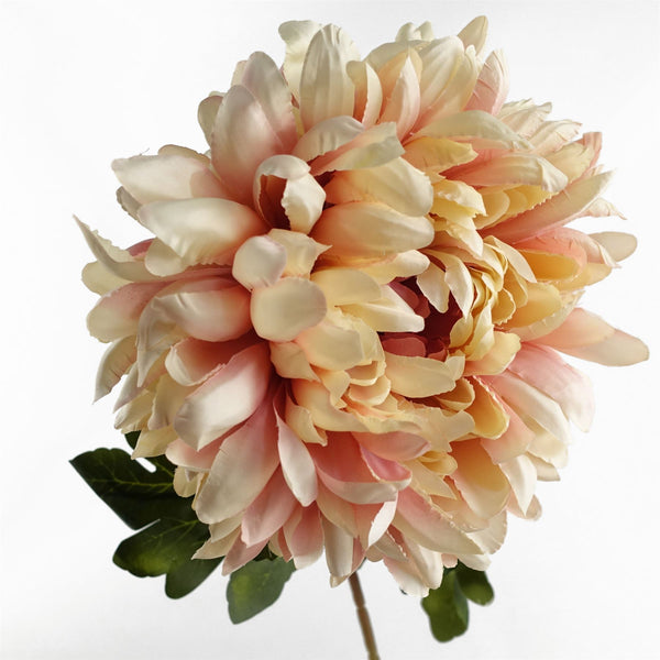 Pack of 6 x Artificial Flowers Extra Large Reflex Chrysanthemum - Pink 75cm