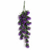 Pack of 6 x 75cm Artificial Purple Thistle Trailing Hanging Plant Faux Floral - Premium Quality