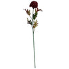 Pack of 6 x 70cm Large Ball Dahlia Artificial Flower Stem Pink - Premium Quality