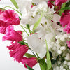 Pack of 6 x 100cm Trumpet Artificial Flower Stem Fuchsia Pink - Premium Quality
