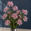 Pack of 6 x 72cm Artificial Pink Spider Lily Stems
