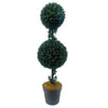 90cm Podocarpus Double Ball Topiary Tree Artificial - Premium Quality